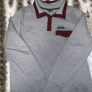 PATAGONIA Gray and maroon Pullover